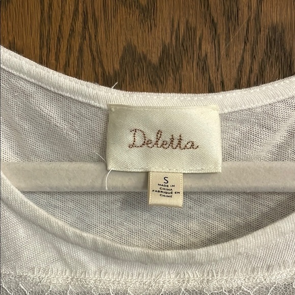 Deletta Ivory Knit & Lace Top - Picture 5 of 5